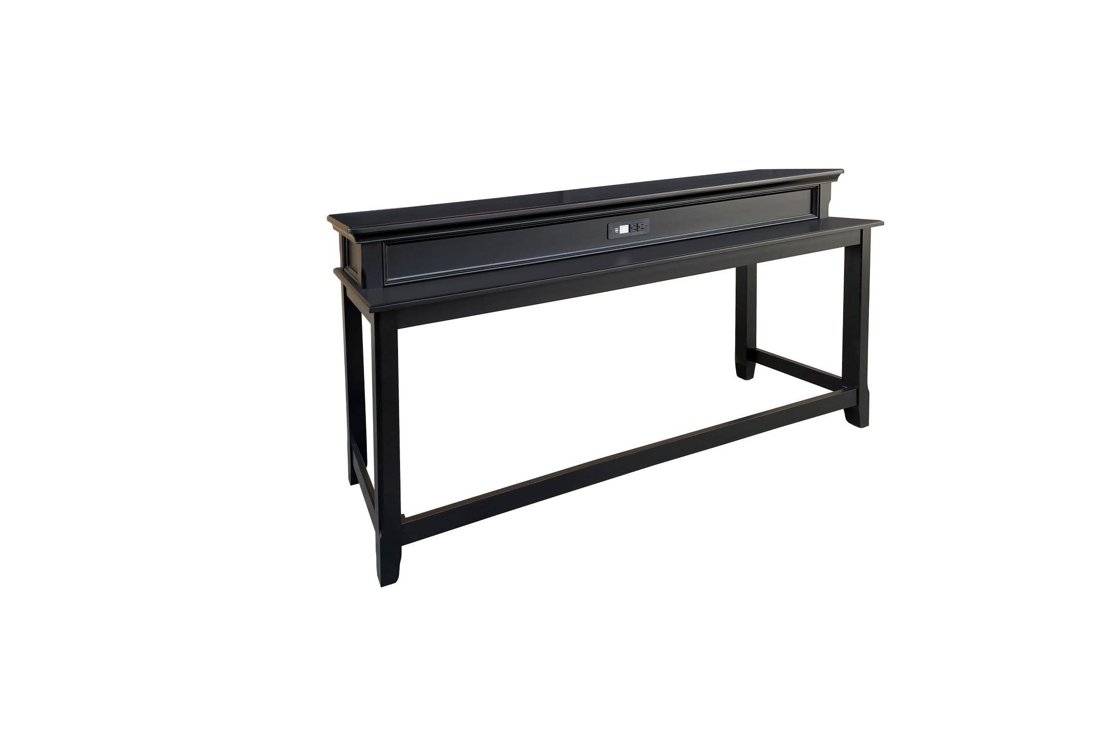 Turner 4-Piece Sofa Table with Stools - Black