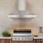 VICTORY Stainless Steel 48-Inch 1200 CFM Wall Mount Range Hood for Outdoor BBQ - Twister-BBQ-48