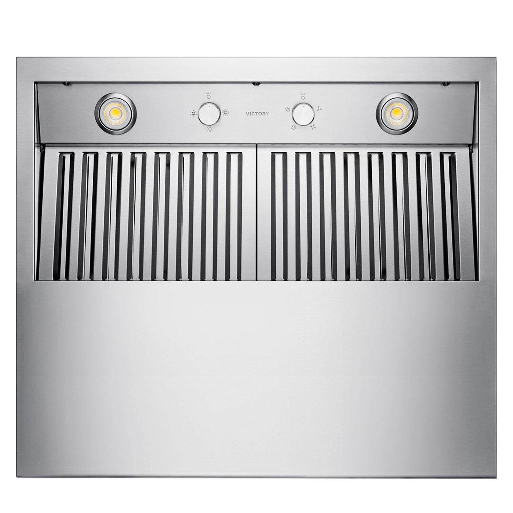 VICTORY Stainless Steel 36-Inch 1200 CFM Wall Mount Range Hood for Outdoor BBQ - Twister-BBQ-36