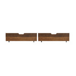 Elana Under Bed Storage Drawers - Brown, Tan