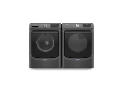 Maytag Volcano Black Front-Load Washer (5.2 cu. ft.) & Electric Dryer (7.3 cu. ft.) - MHW5630MBK/YMED6630MBK