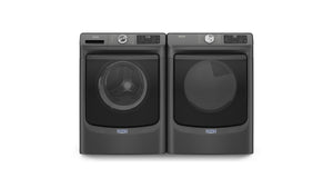 Maytag Volcano Black Front-Load Washer (5.2 cu. ft.) & Electric Dryer (7.3 cu. ft.) - MHW5630MBK/YMED6630MBK