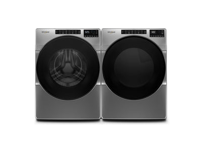 Whirlpool Chrome Shadow Front-Load Washer (5.8 cu. ft.) & Gas Dryer (7.4 cu. ft.) - WFW6605MC/WGD5605MC