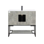 Dreslette 36" Vanity Sink - Concrete Grey