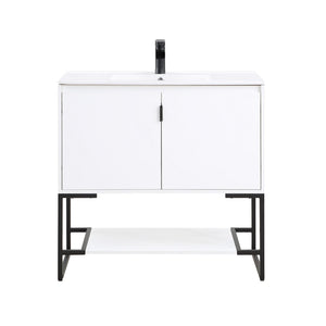 Dreslette 36" Vanity Sink - White