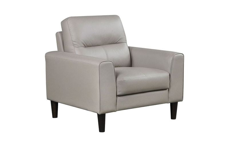 Verissimo Leather Sofa, Loveseat and Chair Set - Latte | Leon's