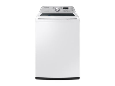 Samsung White Top Load Washer with Agitator and SmartThings (5.3 Cu.Ft) - WA46CG3505AWA4