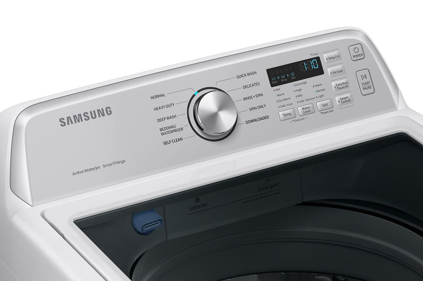 Samsung White Top Load Washer with SmartThings (5.4 Cu.Ft) - WA47CG3500AWA4
