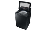 Samsung Black Stainless Ultra Capacity Top Load Washer (6.2cu.ft) & Smart Electric Dryer with Pet Care (7.4cu.ft) - WA54CG7550AVA4/DVE54CG7550VAC