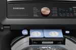 Samsung Black Stainless Ultra Capacity Top Load Washer (6.2cu.ft) - WA54CG7550AVA4