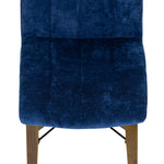 Borgergade Dining Chair Set - Blue/Chestnut - Set of 2