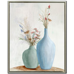 Spring Blooms II Wall Art - Blue/White - 25 X 31