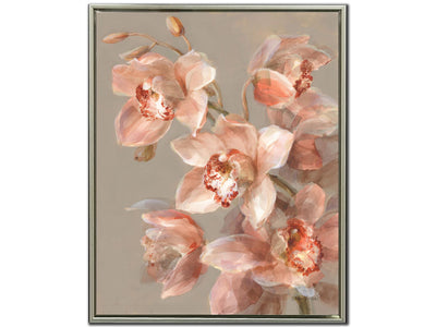 Pink Flowers II Wall Art - Pink - 25 X 31