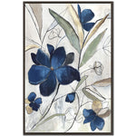 New Blue I Wall Art - Blue/White - 31 X 46