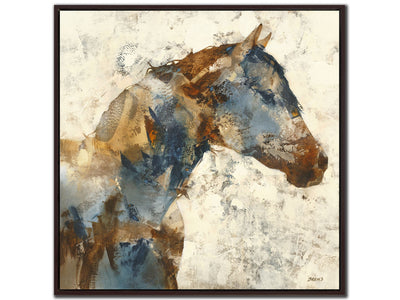 Dylan Wall Art - Brown/Blue - 33 X 33