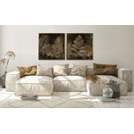 Fronds in Gold I Wall Art - Gold - 33 X 33