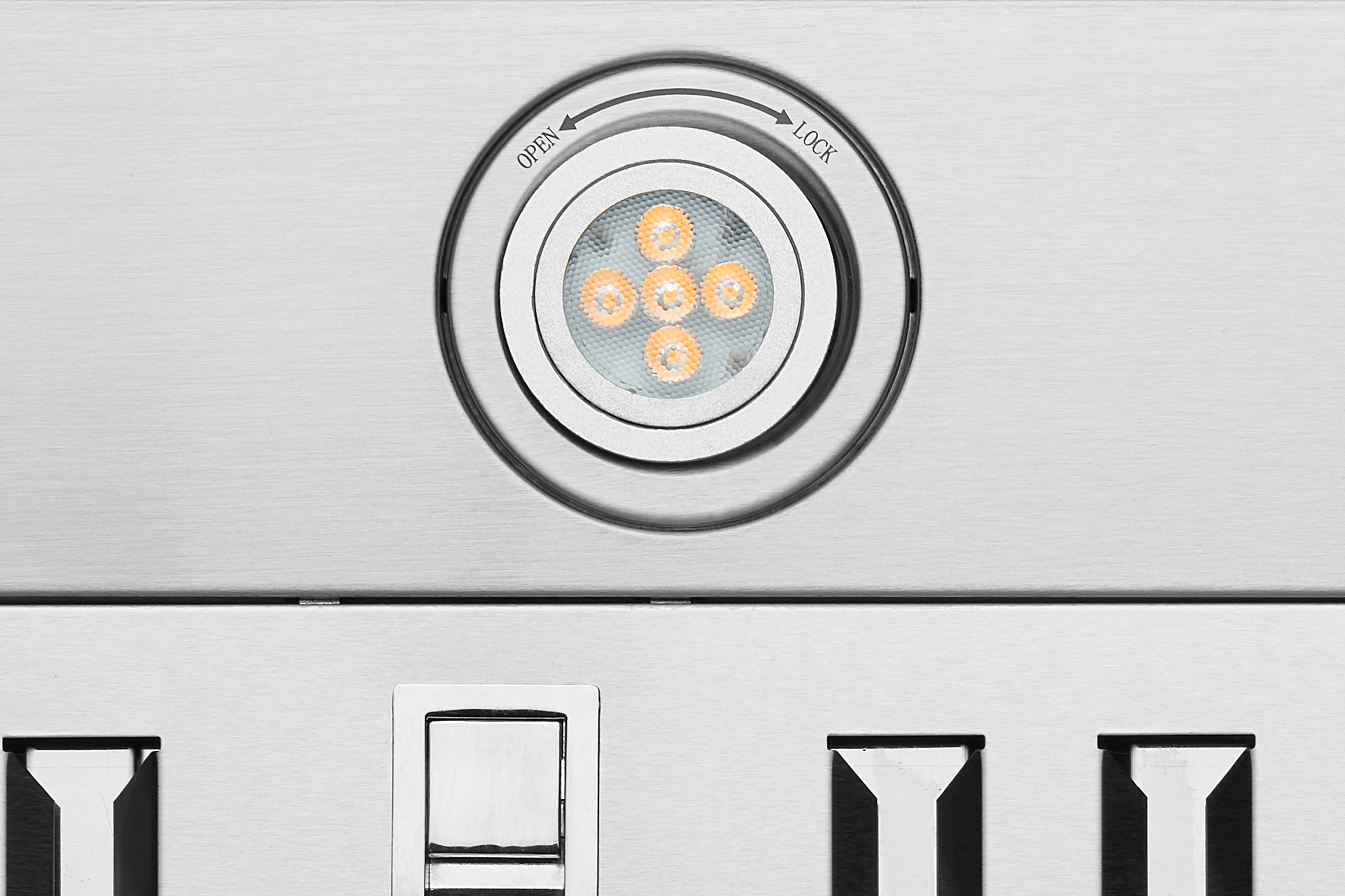 Hauslane Chef Series Matte White 30" 860 CFM Wall Mount Range Hood - WM-538WHT-30