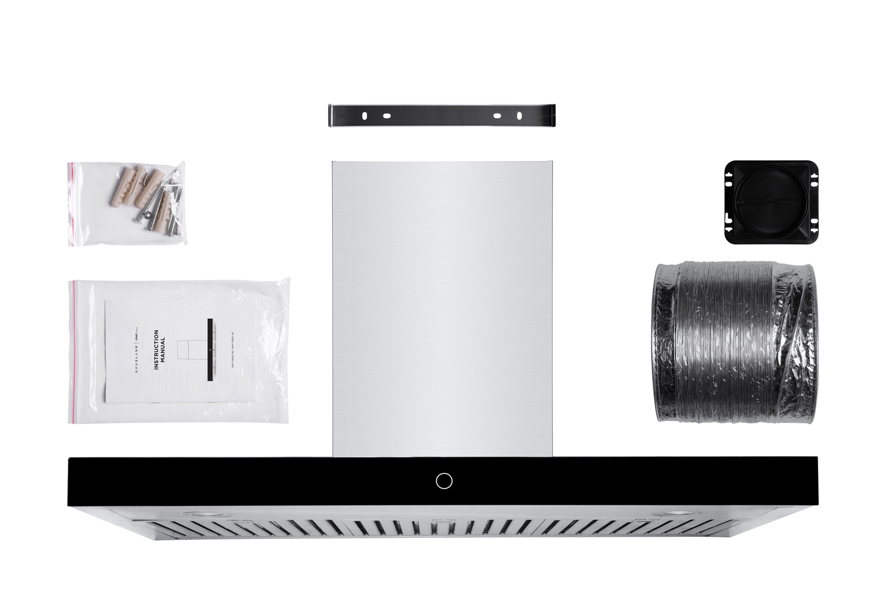 Hauslane Stainless Steel Chef 36" Wall-Mounted Range Hood - WM-739SS-36