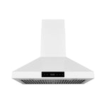 Hauslane Chef Series Matte White 30" 860 CFM Wall Mount Range Hood - WM-538WHT-30