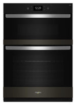 Whirlpool Black Stainless Steel with PrintShield™ Finish Combi Wall Oven (6.4 Cu Ft) - WOEC7030PV