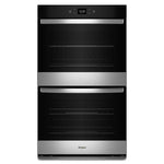 Whirlpool Fingerprint Resistant Stainless Steel Double Wall Oven (8.60 Cu Ft) - WOED5027LZ