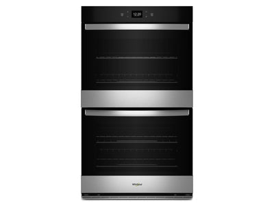 Whirlpool Fingerprint Resistant Stainless Steel Double Wall Oven (10.00 Cu Ft) - WOED5030LZ