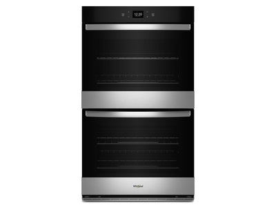 Whirlpool Fingerprint Resistant Stainless Steel Double Wall Oven (10.00 Cu Ft) - WOED5030LZ