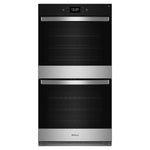 Whirlpool Fingerprint Resistant Stainless Steel Double Wall Oven (10.00 Cu Ft) - WOED7030PZ