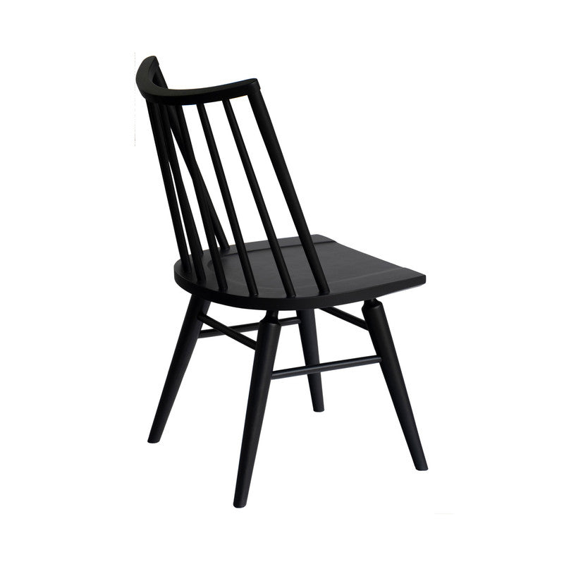 Amalien Dining Chair Set - Black - Set of 2