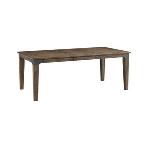 Whiskey Rivers Extendable Dining Table - Greyish Brown
