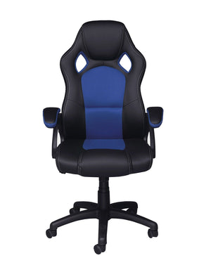 Miles Gaming Chair - Blue and Black