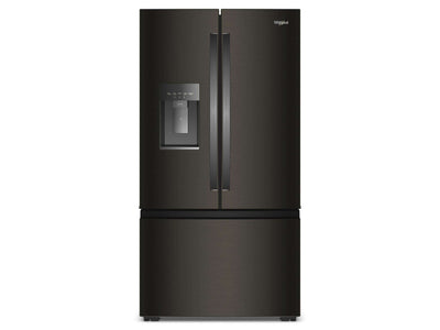 Whirlpool 36" 23 Cu. Ft. Black Stainless Steel Counter Depth French Door Refrigerator - WRFC5036RV