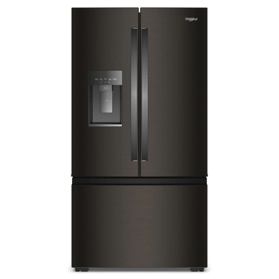 Whirlpool 36" 23 Cu. Ft. Black Stainless Steel Counter Depth French Door Refrigerator - WRFC5036RV