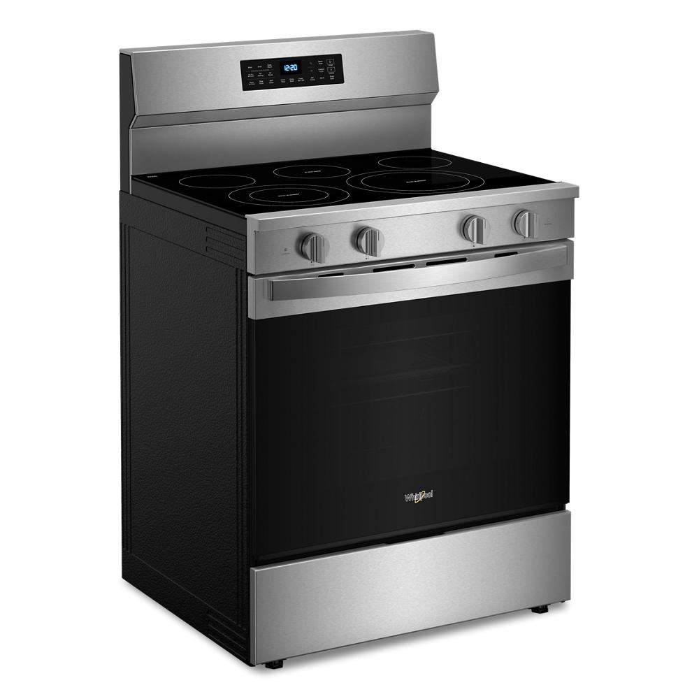 Whirlpool Fingerprint Resistant Stainless Steel Freestanding Electric Convection Range (5.3 cu.ft.) - YWFES7030SZ