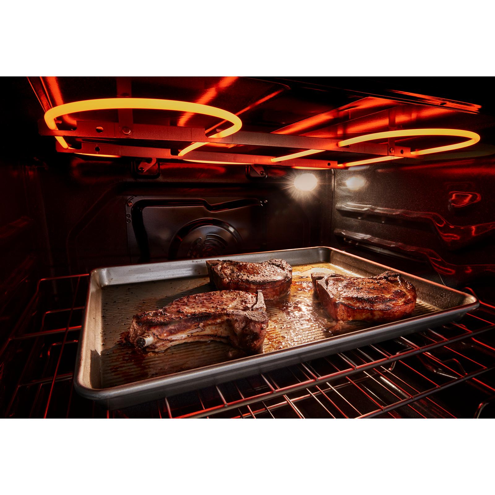 Whirlpool Fingerprint Resistant Stainless Steel Freestanding Electric Convection Range (5.3 cu.ft.) - YWFES7030SZ