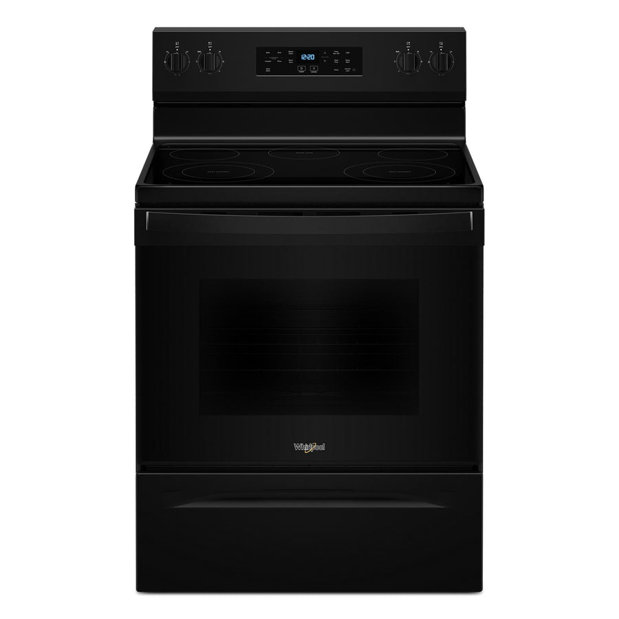 Whirlpool Black Freestanding Electric Single Oven Range (5.3 Cu. Ft.) - YWFES3330RB