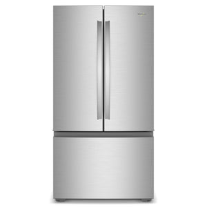 Whirlpool 36" 24 Cu. Ft. Fingerprint-Resistant Stainless Steel Counter Depth French Door Refrigerator - WRFC3036RZ