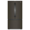 Whirlpool 36" 24 Cu. Ft. Black Stainless Steel Counter Depth French Door Refrigerator - WRFC3036RV