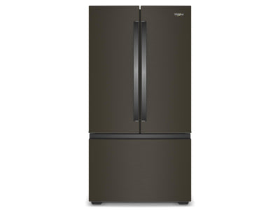 Whirlpool 36" 24 Cu. Ft. Black Stainless Steel Counter Depth French Door Refrigerator - WRFC3036RV