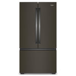 Whirlpool 36" 24 Cu. Ft. Black Stainless Steel Counter Depth French Door Refrigerator - WRFC3036RV