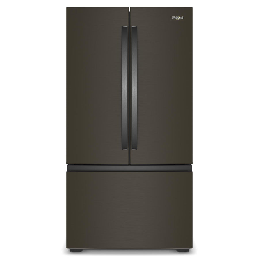 Whirlpool 36" 24 Cu. Ft. Black Stainless Steel Counter Depth French Door Refrigerator - WRFC3036RV