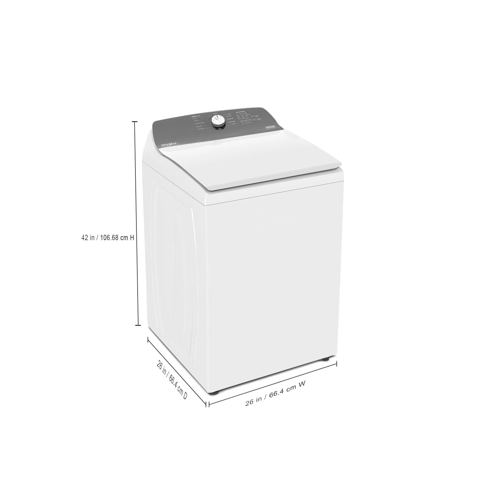 Whirlpool White Top Load Washer (4.5 Cu. Ft. IEC) - WTW4000SW