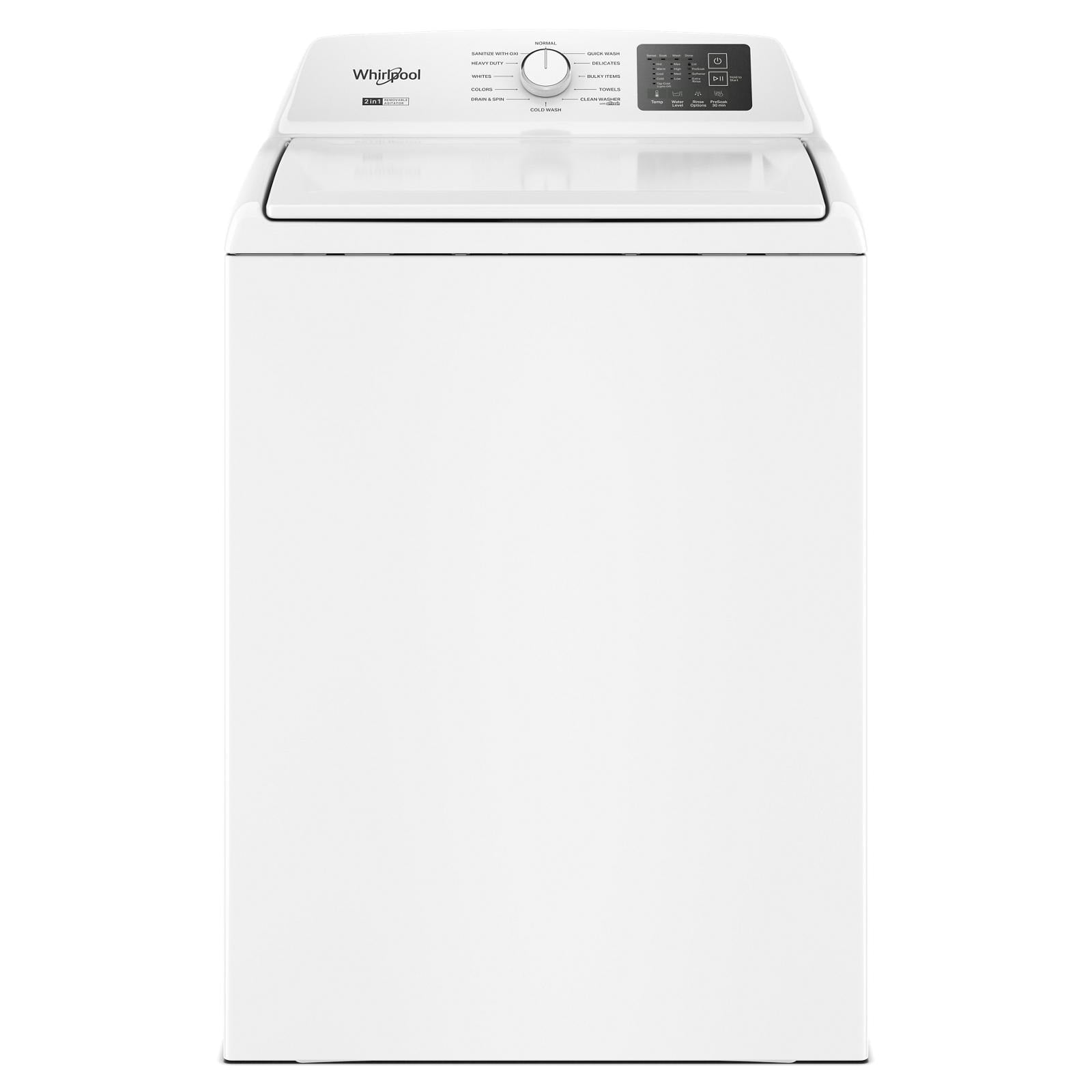 Whirlpool White Top Load Washer (4.8 Cu. Ft. IEC) - WTW4107SW