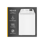 Whirlpool White Top Load Washer (4.8 Cu. Ft. IEC) - WTW4107SW--