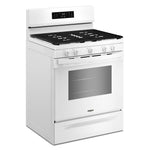 Whirlpool White Freestanding Gas Single Oven Convection Range (5.0 Cu. Ft.) - WFGS4530SW