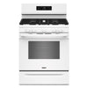 Whirlpool White Freestanding Gas Single Oven Convection Range (5.0 Cu. Ft.) - WFGS4530SW