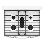 Whirlpool White Freestanding Gas Single Oven Convection Range (5.0 Cu. Ft.) - WFGS4530SW