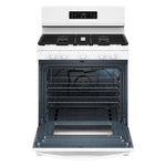 Whirlpool White Freestanding Gas Single Oven Convection Range (5.0 Cu. Ft.) - WFGS4530SW