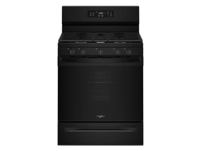 Whirlpool Black Freestanding Gas Single Oven Convection Range (5.0 Cu. Ft.) - WFGS4530SB