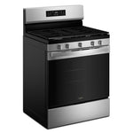 Whirlpool Fingerprint Resistant Stainless Steel Freestanding Gas Single Oven Convection Range (5.0 Cu. Ft.) - WFGS4530SZ
